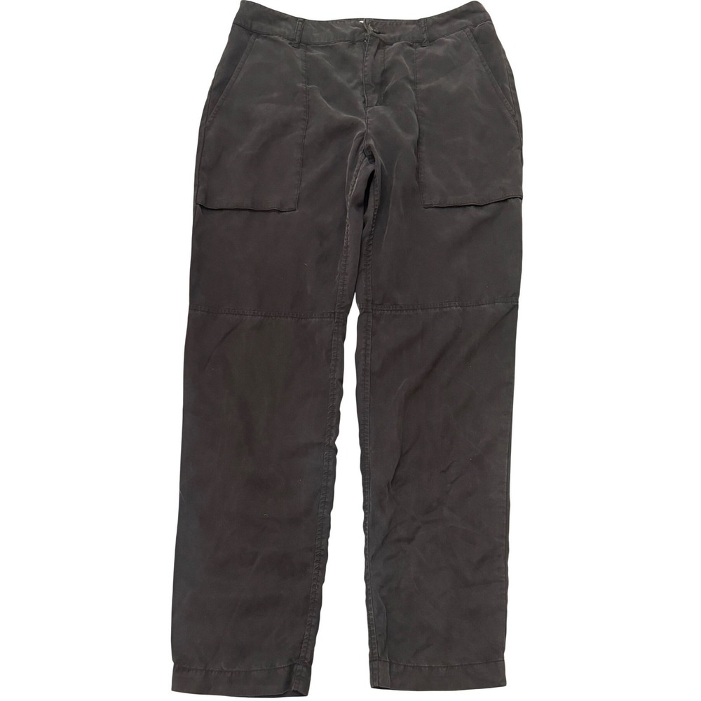 G/Fore‎ Tencel Cargo Pants Charcoal Grey Utility Trousers Size 4